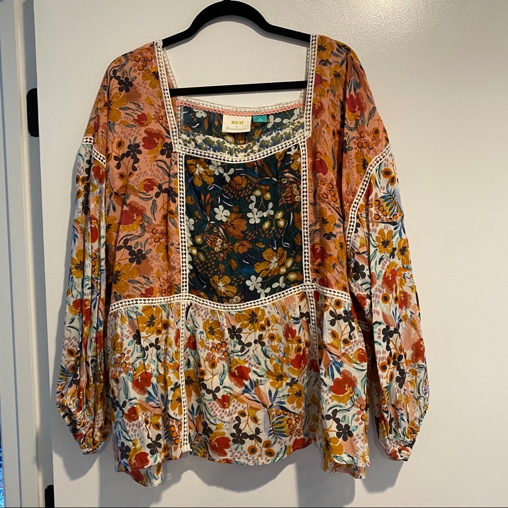 Anthropologie Maeve Blouse Size 2X